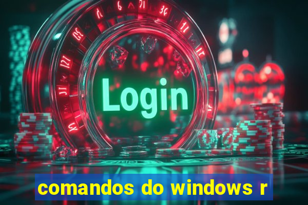 comandos do windows r